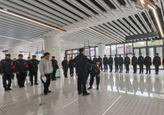 金诚保安公司驻贵阳地铁保卫项目开展春季安全生产...